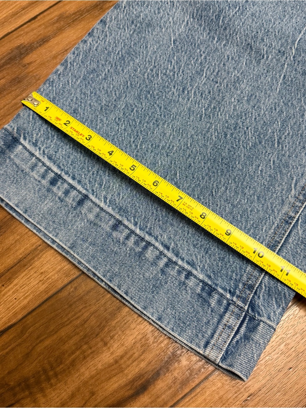 Pistola Light Wash Denim Wide Leg Flare Jeans Stretch Womens 27 - Picture 9 of 12